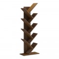 Βιβλιοθήκη Fyllo Pakoworld Καρυδί 50X25X141.5Εκ