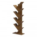 Βιβλιοθήκη Fyllo Pakoworld Καρυδί 50X25X141.5Εκ