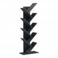 Βιβλιοθήκη Fyllo Pakoworld Ανθρακί 50X25X141.5Εκ