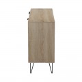 Μπουφές Balain Pakoworld Sonoma-Ανθρακί 142X35.5X83Εκ