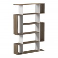 Βιβλιοθήκη Mito Pakoworld Sonoma - Λευκό 108.5X25X161Εκ
