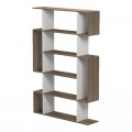 Βιβλιοθήκη Mito Pakoworld Sonoma - Λευκό 108.5X25X161Εκ