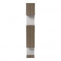 Βιβλιοθήκη Mito Pakoworld Sonoma - Λευκό 108.5X25X161Εκ