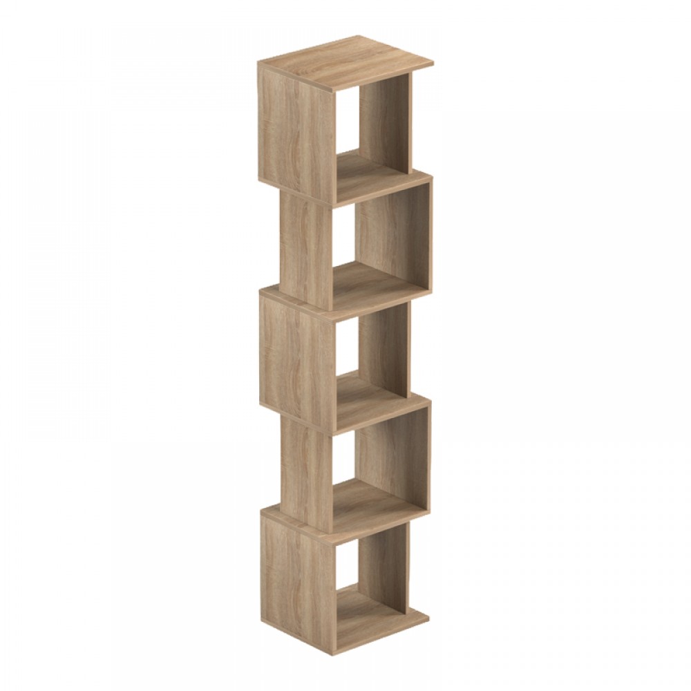 Βιβλιοθήκη Cubik Pakoworld Sonoma 35X30X161Εκ