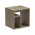 Βοηθητικό Τραπέζι Doublo Pakoworld Sonoma 40X35X40Εκ
