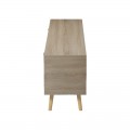 Έπιπλο Τηλεόρασης Gorna Pakoworld Sonoma-Ανθρακί 180X35X48.6Εκ