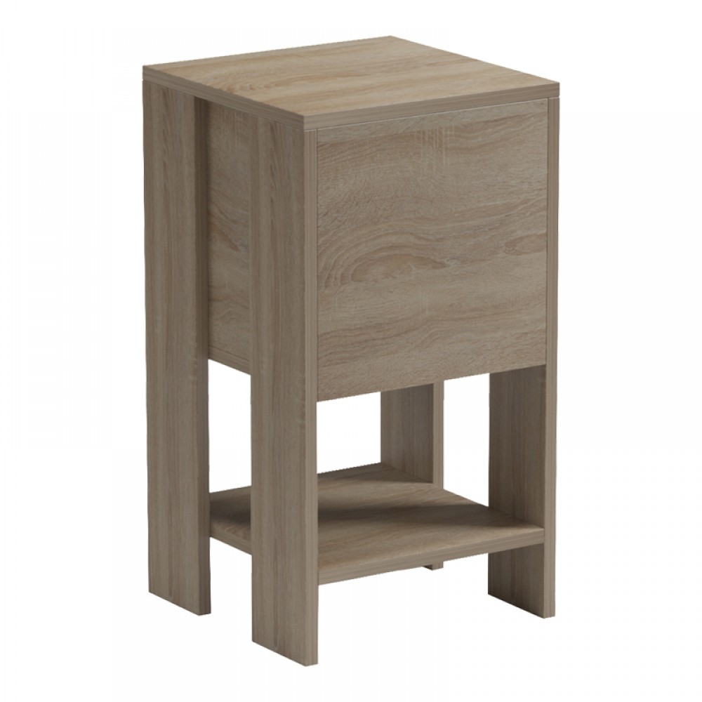 Κομοδίνο Reppo Pakoworld Sonoma 30X30X55Εκ