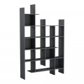 Βιβλιοθήκη Manco Pakoworld Ανθρακί 122X25.5X188Εκ