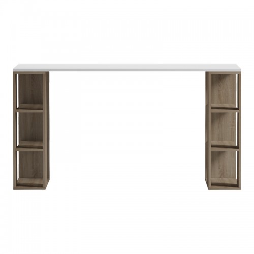 Γραφείο Εργασίας Praga Pakoworld Sonoma-Λευκό 140X60X75Εκ