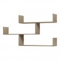 Ραφιέρα Τοίχου Tiber Pakoworld Sonoma 120X22X67Εκ