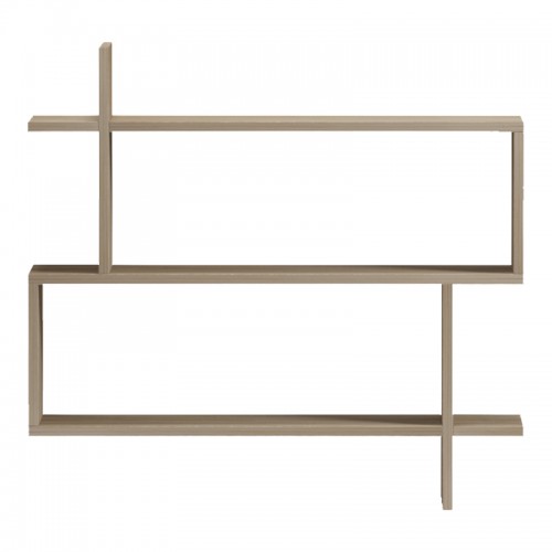 Ραφιέρα Τοίχου Paralel Pakoworld Sonoma 70X22X65,5Εκ