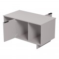 Τραπέζι Σαλονιού Nalinda Pakoworld Taupe 100X55X55Εκ