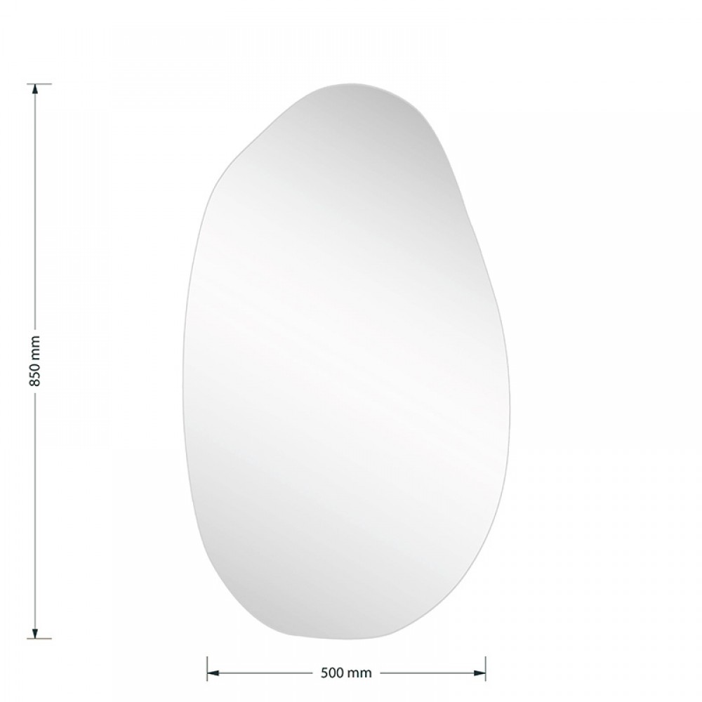 Καθρέπτης Frameless 2 Pakoworld 50X1.2X85Εκ
