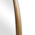 Καθρέπτης Οβάλ Marly Pakoworld Mdf Σε Φυσική Απόχρωση 50.5X4X127Εκ