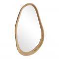 Καθρέπτης Οβάλ Baloa Pakoworld Mdf Σε Φυσική Απόχρωση 44X4X80Εκ