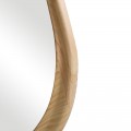 Καθρέπτης Οβάλ Baloa Pakoworld Mdf Σε Φυσική Απόχρωση 44X4X80Εκ