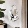Καθρέπτης Liquid Pakoworld Pp Σε Λευκή Απόχρωση 26X2.7X39Εκ
