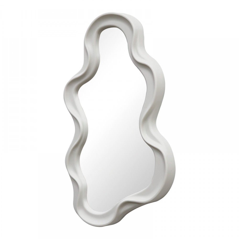 Καθρέπτης Liquid Pakoworld Pp Σε Λευκή Απόχρωση 26X2.7X39Εκ