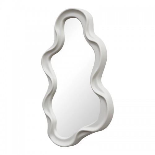 Καθρέπτης Liquid Pakoworld Pp Σε Λευκή Απόχρωση 26X2.7X39Εκ