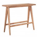 Τραπέζι Bar Winslow Pakoworld Ξύλο Rubberwood Ανοικτό Καρυδί 120X45X100Εκ