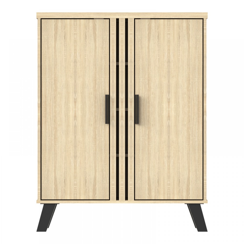 Παπουτσοθήκη-Ντουλάπι Shoby Pakoworld Sonoma 70.5X30X91Εκ