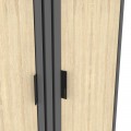 Παπουτσοθήκη-Ντουλάπι Shoby Pakoworld Sonoma-Ανθρακί 70.5X30X91Εκ