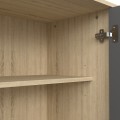 Μπουφές Billie Pakoworld Sonoma-Ανθρακί149X40X77Εκ