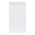 Κομοδίνο Zeplen Pakoworld Mdf Σε Λευκή Απόχρωση 40X30X53Εκ
