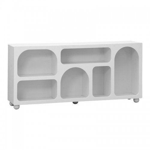 Μπουφές Emersi Pakoworld Με Ράφια Mdf Σε Λευκή Απόχρωση 164X34X76Εκ