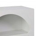 Βιβλιοθήκη-Ραφιέρα Emersi Pakoworld Mdf Σε Λευκή Απόχρωση 70X35X100Εκ
