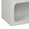 Βιβλιοθήκη-Ραφιέρα Emersi Pakoworld Mdf Σε Λευκή Απόχρωση 70X35X100Εκ