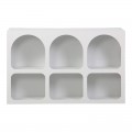 Μπουφές Emersi Pakoworld Με Ράφια Mdf Σε Λευκή Απόχρωση 120X35X76Εκ