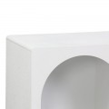 Μπουφές Emersi Pakoworld Με Ράφια Mdf Σε Λευκή Απόχρωση 120X35X76Εκ