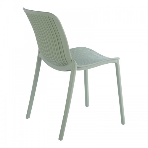 Καρέκλα Teragi Στοιβαζόμενη Pakoworld Pp Με Uv Protection Μέντα 58X43.5X82Εκ