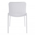 Καρέκλα Teragi Στοιβαζόμενη Pakoworld Pp Με Uv Protection Λευκή 58X43.5X82Εκ