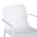 Πολυθρόνα Teragi Στοιβαζόμενη Pakoworld Pp Με Uv Protection Λευκή 59X57X82Εκ
