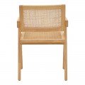 Πολυθρόνα Winslow Pakoworld Φυσικό Rubberwood 52X59X79Εκ
