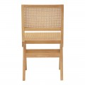 Καρέκλα Winslow Pakoworld Φυσικό Rubberwood 45X56X82Εκ