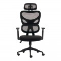 Καρέκλα Γραφείου Διευθυντή Cadrey Pakoworld Mesh Μαύρο 67X64X120-128Εκ