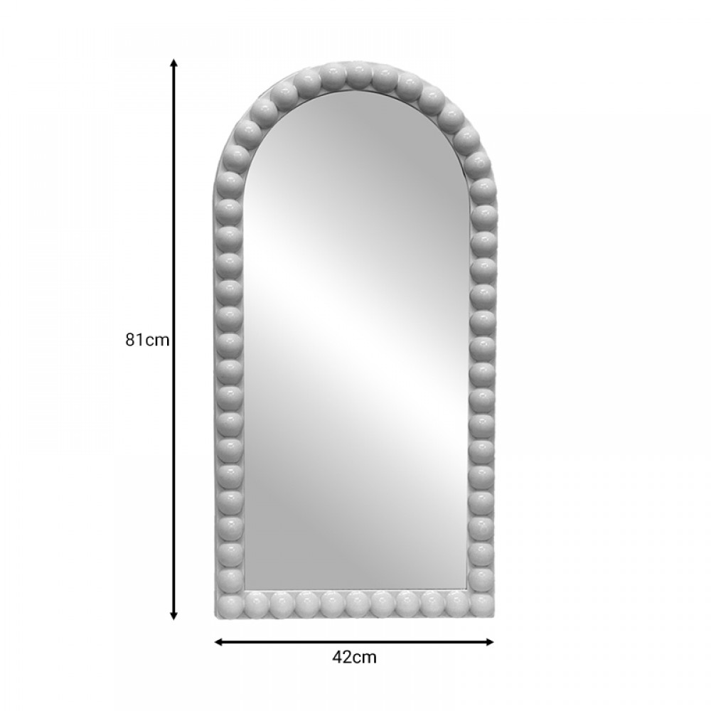 Καθρέπτης Pavloval Pakoworld Ασημί Pp 42X3.5X81Εκ