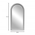 Καθρέπτης Pavloval Pakoworld Ασημί Pp 42X3.5X81Εκ