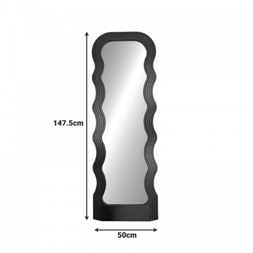 Καθρέπτης Spejo Pakoworld Μαύρο Pp 50X2.8X147.5Εκ