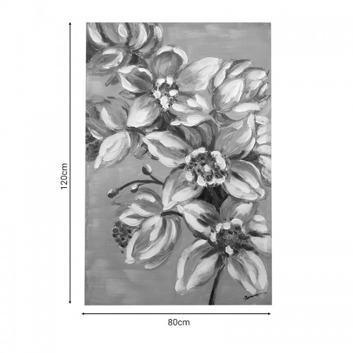 Πίνακας Σε Καμβά Flourish I Inart 80X3X120Εκ