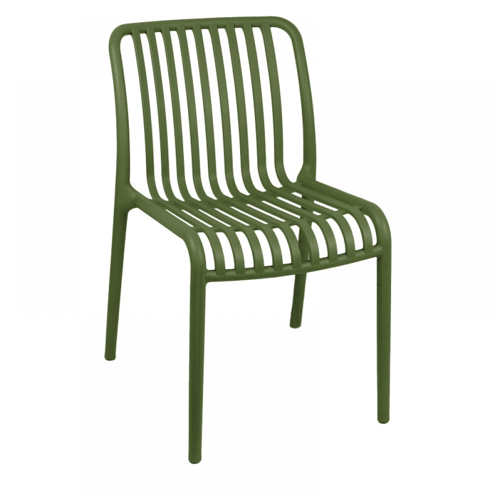 Καρέκλα Zoi Pakoworld Pp Σε Σκούρη Πράσινη Απόχρωση 49X58X80Εκ