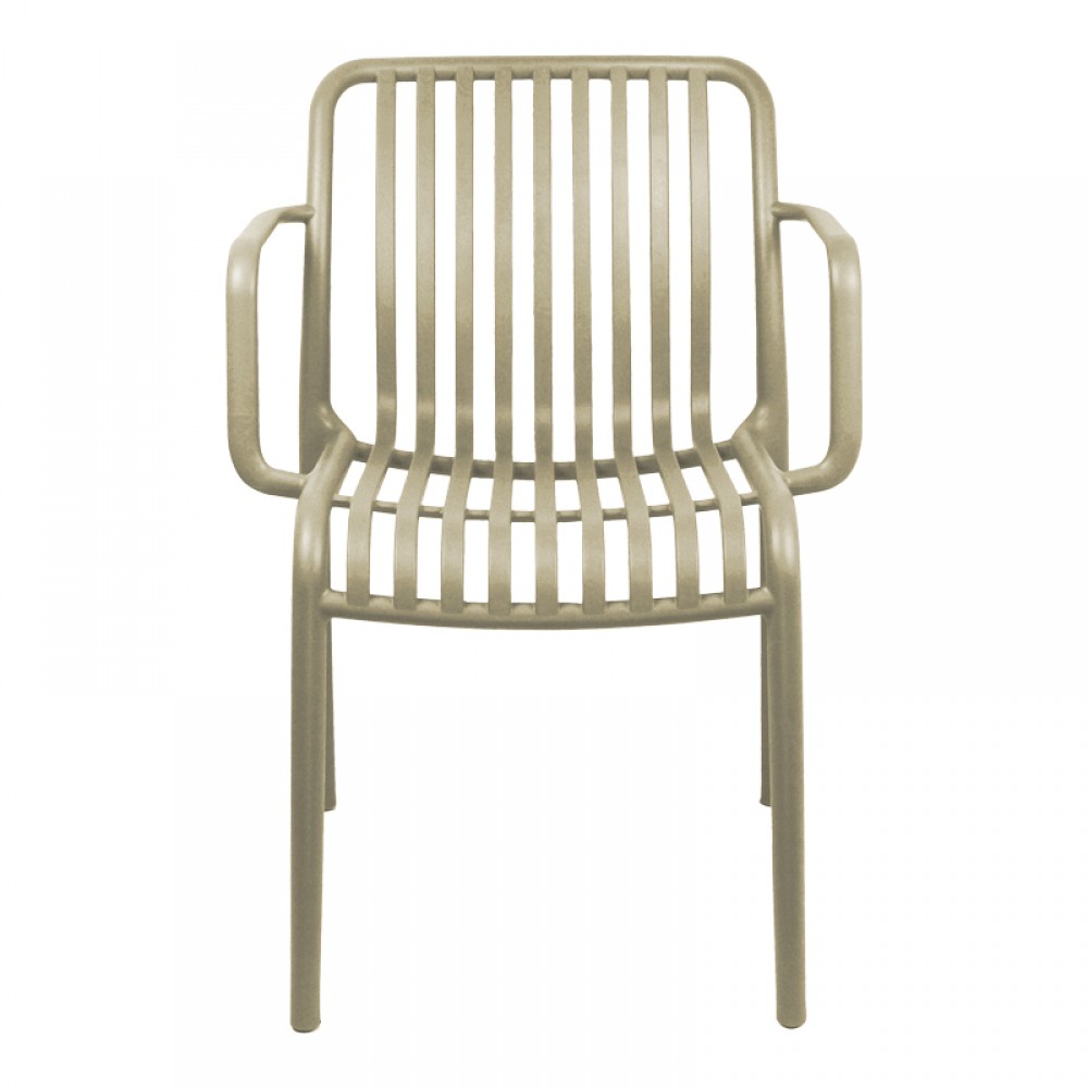 Πολυθρόνα Zoi Pakoworld Pp Cappuccino 54X57.5X79Εκ