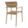 Πολυθρόνα Pilma Pakoworld Cappuccino Pp 57X54X82Εκ