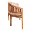 Καναπές Τριθέσιος Coren Pakoworld Φυσικό Teak Ξύλο 150X61X87Εκ