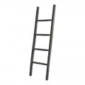 Σκάλα Morjeve Pakoworld Μαύρο Teak Ξύλο 45X6X150Εκ