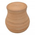 Σκαμπό Bulaten Inart Rattan Σε Φυσική Απόχρωση Φ45X45Εκ
