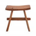 Σκαμπό Shogun Pakoworld Teak Ξύλο Σε Φυσική Απόχρωση 46X28X46Εκ
